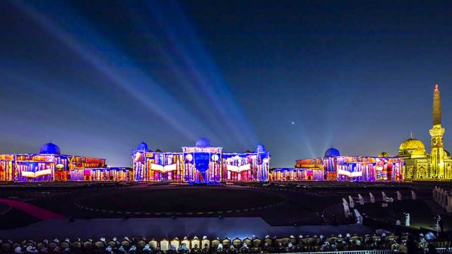 Sharjah Light Festival Opening 2016 - Al Qasimia University